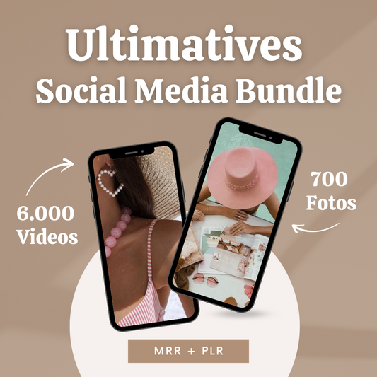 Ultimatives Social Media Bundle (MRR + PLR)